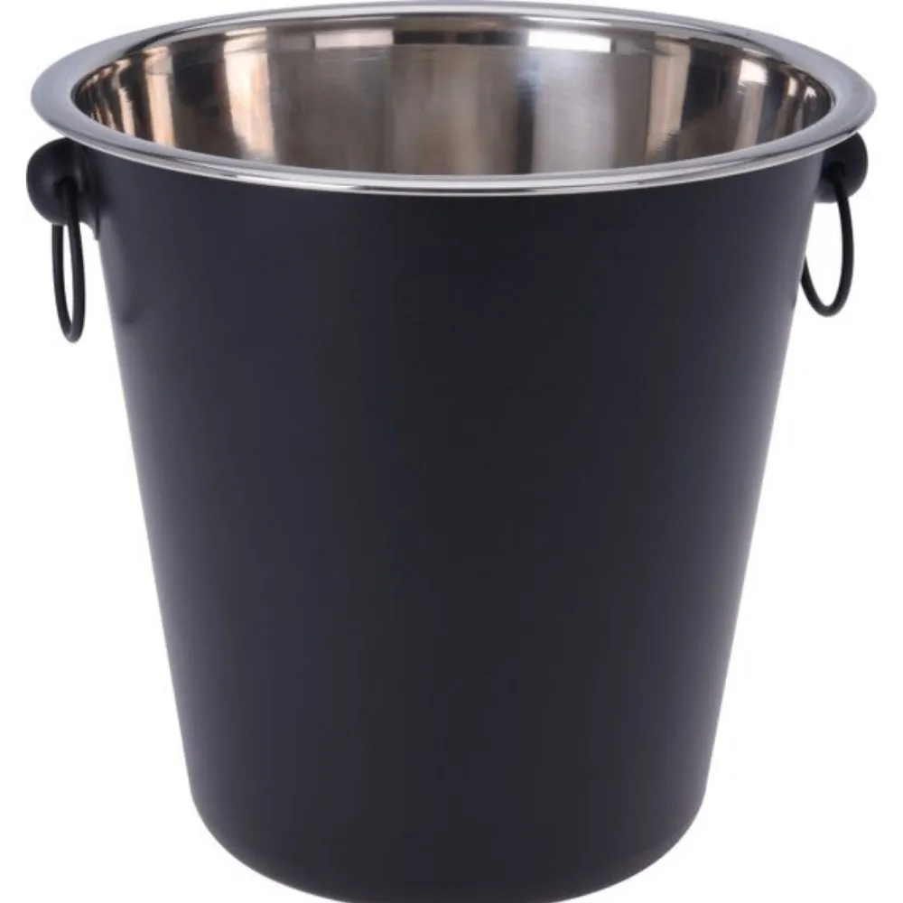 Refroidisseur à Champagne Noir Mat 22cm