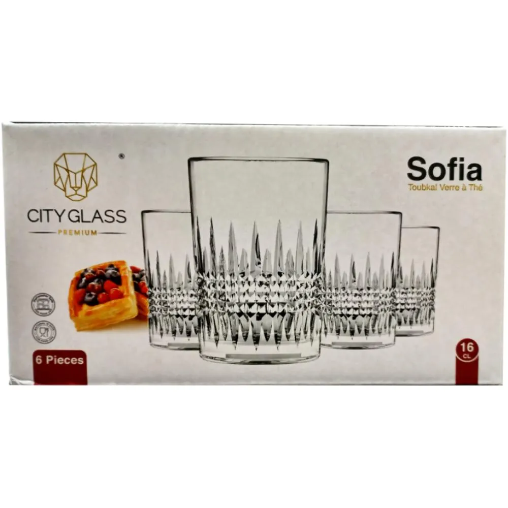 Verre à Thé Sofia 16cl 6 unités