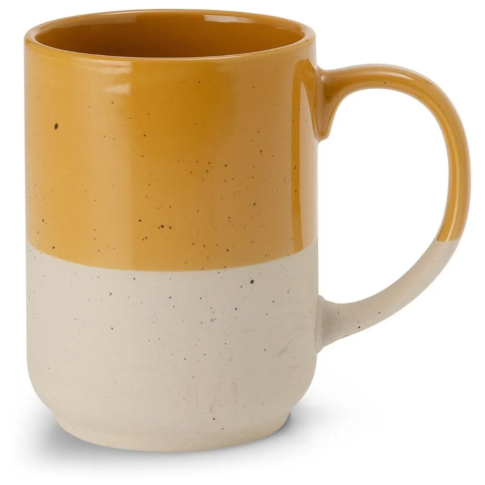 Mug en Porcelaine Jaune Beige Kasa 50 cl