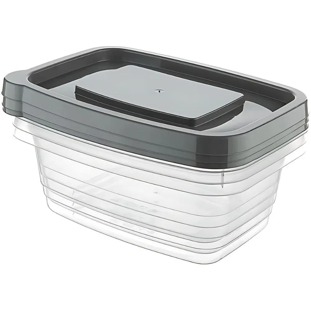 Boîte Alimentaire Rectangulaire Eco-Fresh 1130ml 3 pièces