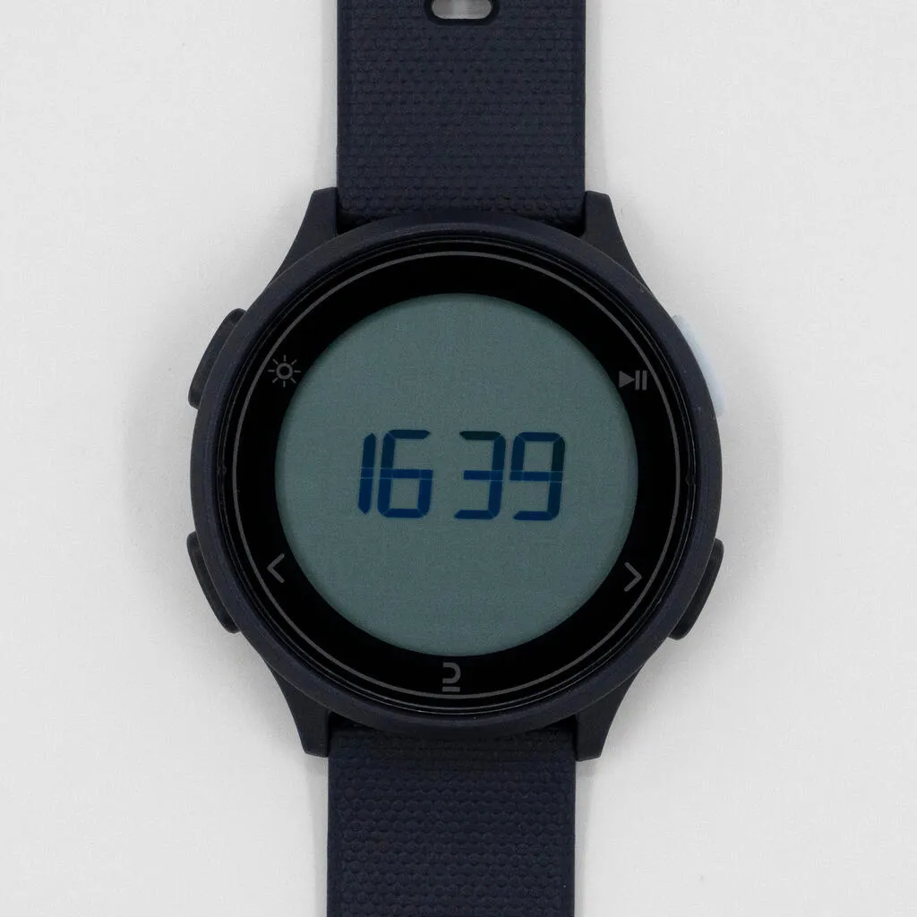 Montre chronomètre de course à pied w500m bleue