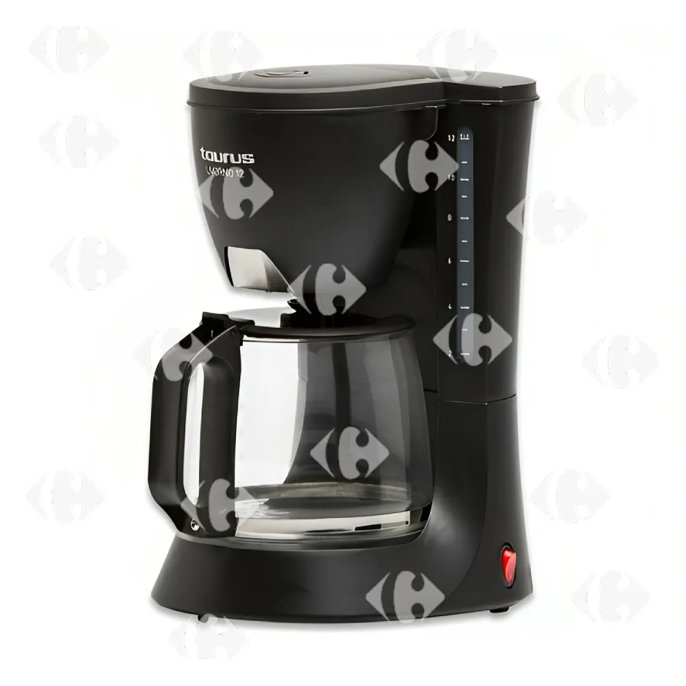 Cafetière à Filtre Noir Livorno Taurus 12 unités