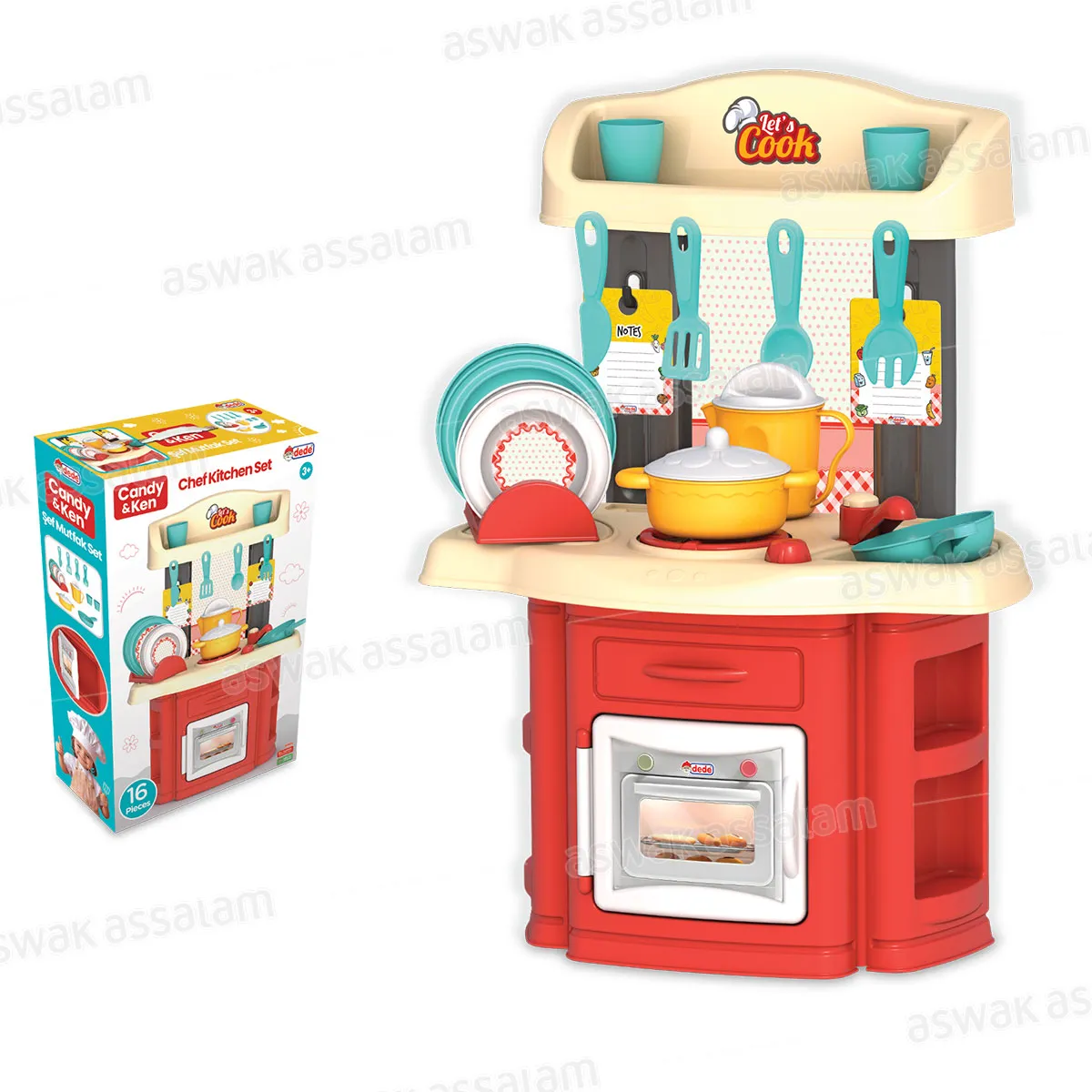 JEU DE CUISINE ENFANT 16 ACCESSOIRES