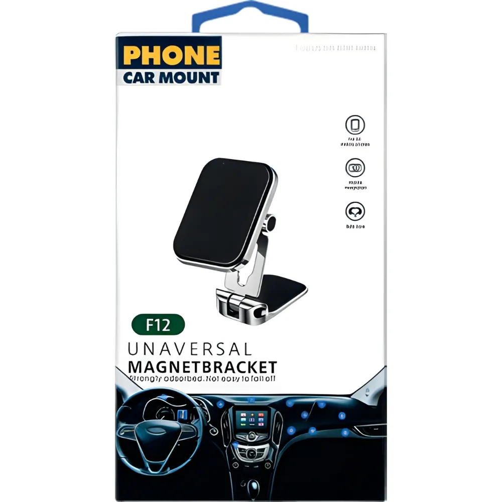 Porte-Téléphone Magnétique Carré avec Adhésif