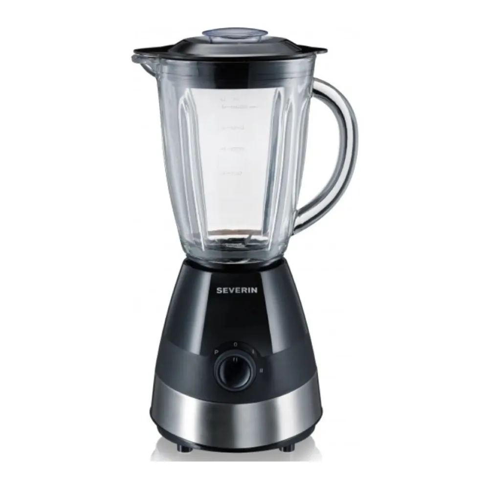 Blender en Verre Base Inox Severin 1,5L 550W.