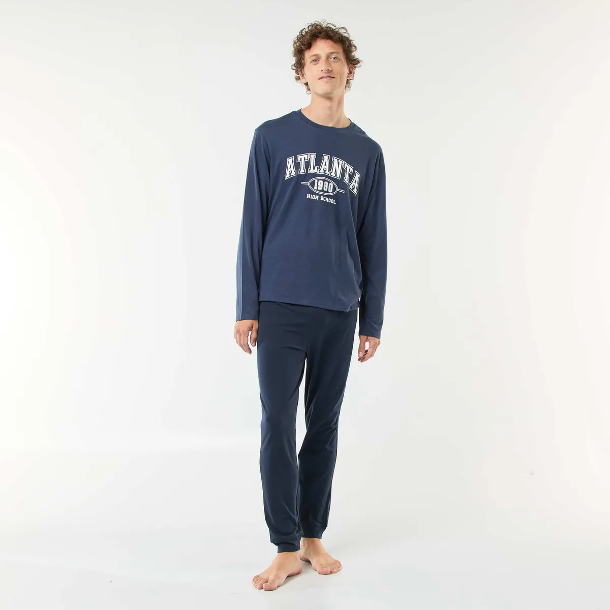 Ensemble pyjama long en jersey t-shirt + pantalon - 2 pièces