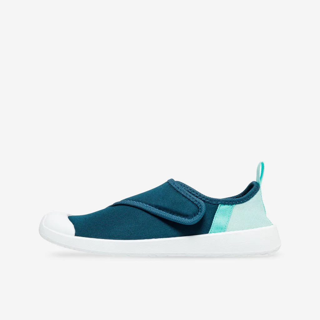 Chaussures aquatiques avec scratch Enfant, Aquashoes 120 lagune