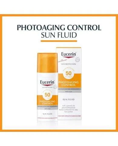 EUCERIN SUN FLUIDE PHOTOAGING CONTROL SPF50+ ANTI AGE 50ML