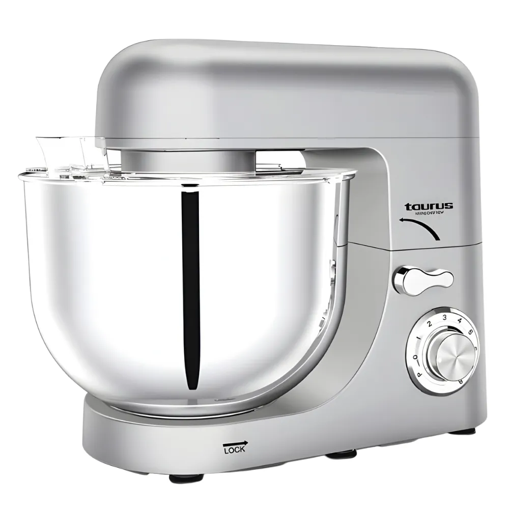 Pétrin Compact Blanc Taurus 1400W – 5L