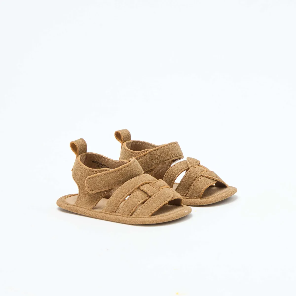 Sandales en tissu avec brides croisées