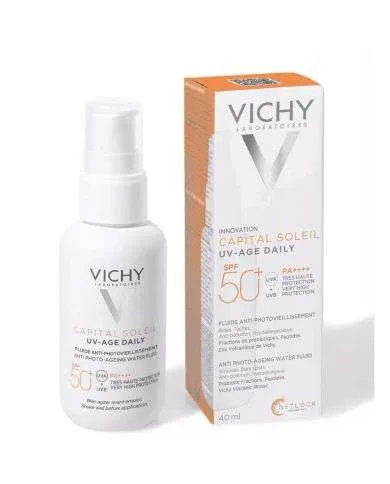 VICHY CAPITAL SOLEIL UV AGE DAILY SPF 50 FLUIDE ANTI PHOTOVIEILLISSEMENT 40 ML