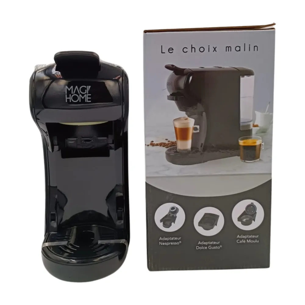 Cafetière 3 en 1 MH504 Noir Rouge Magi Home