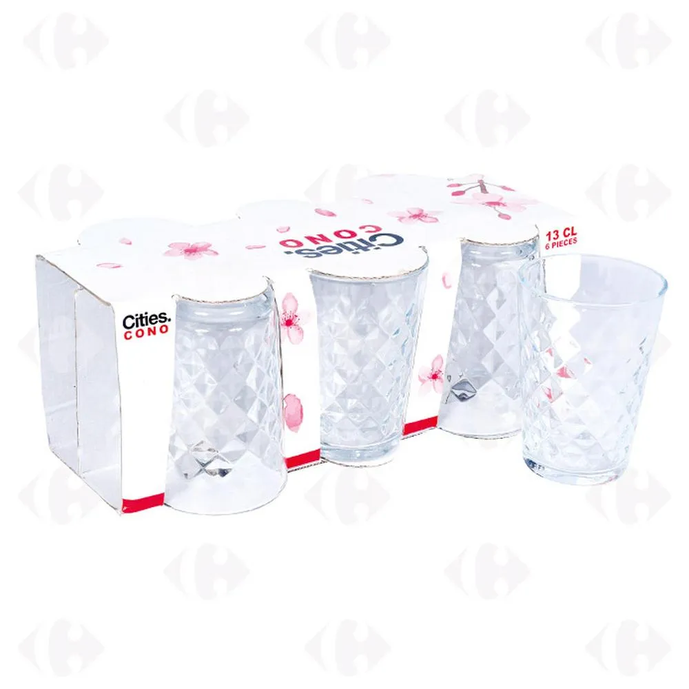 Verre à Thé Cono Stone 13cl - 6 pièces