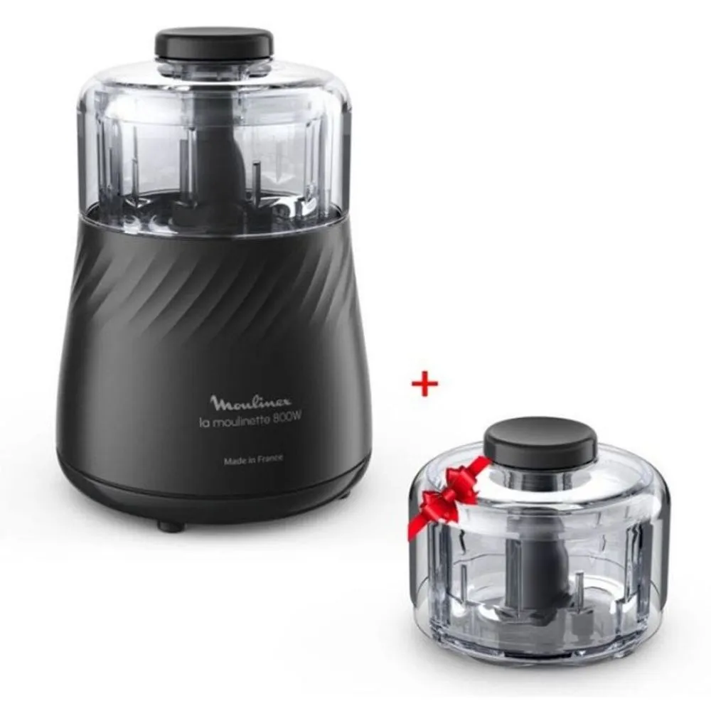 Moulinette Noir avec Bol Complet Moulinex 1000 W
