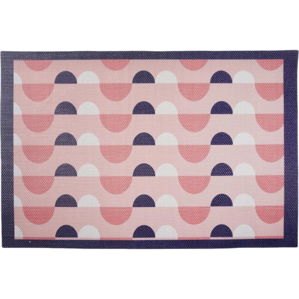 Set de Table Rectangulaire Demi-Cercle Kasa 45x30 cm
