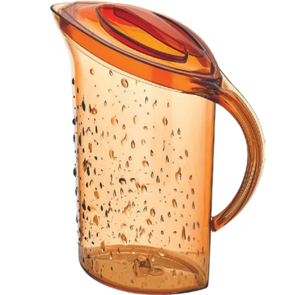 Carafé en Acrylique Couleur Miel Damla 1,85L