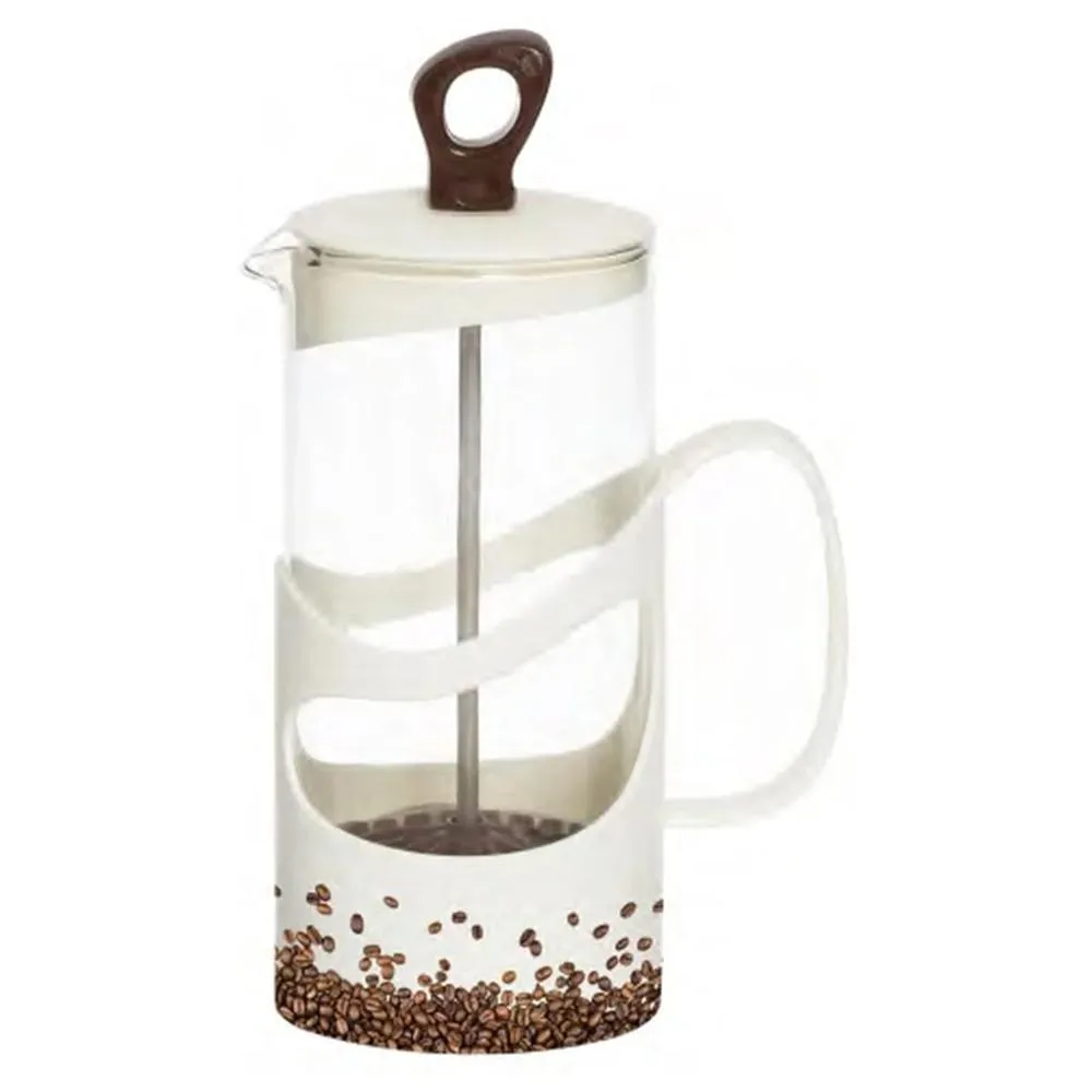 Cafetière à Piston en Verre avec Manche 0,66L.