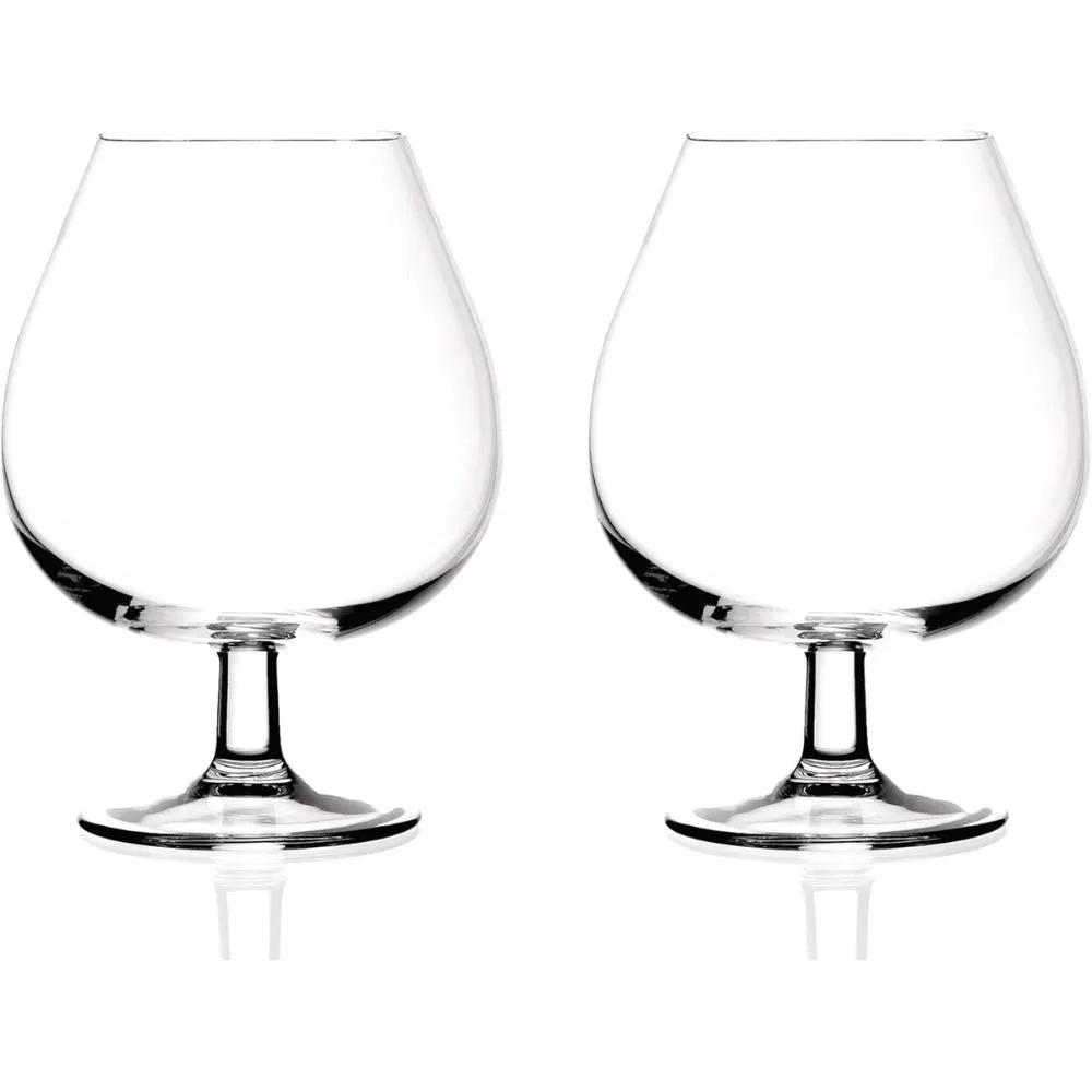 Verres à Vin Cognac en Cristal 67cl 2 pièces