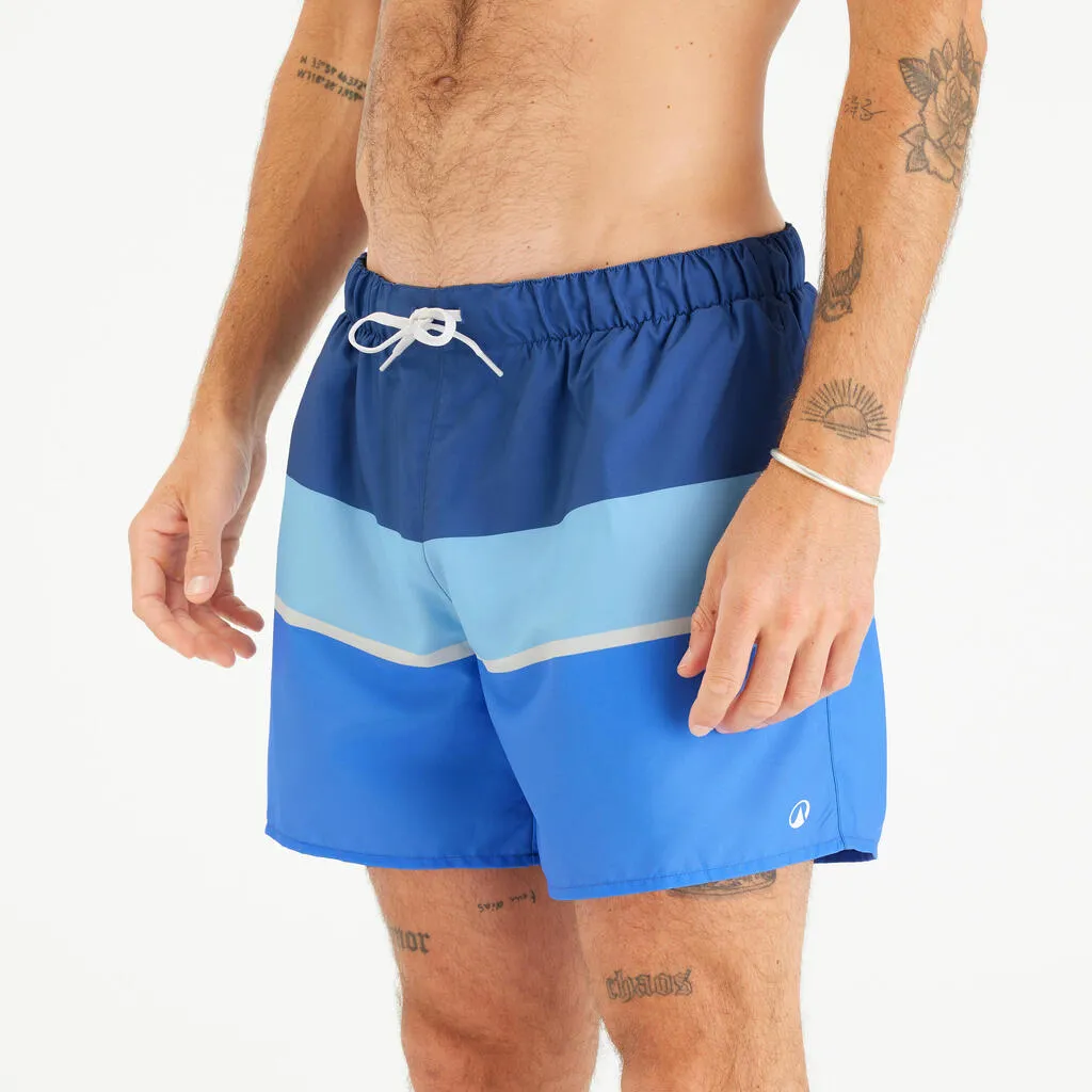Short de bain surf 100 Court 15" Homme - Strippy Bleu