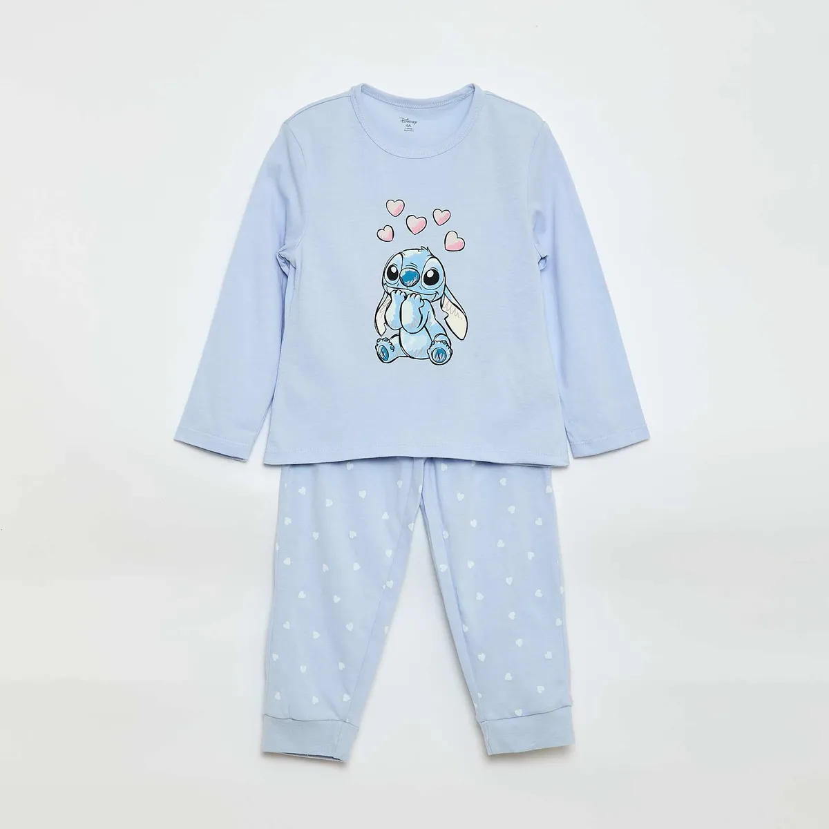 Ensemble pyjama long 'Stitch' 'Disney' - 2 pièces