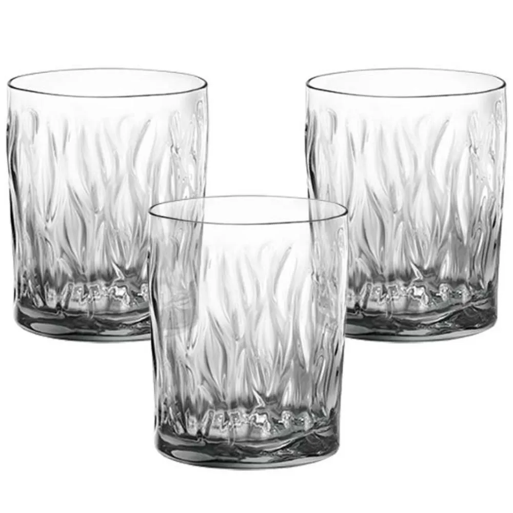 Lot de 3 verres à eau Wind Light Onyx Bormioli