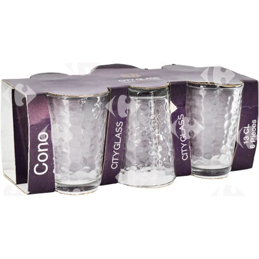 Verre à Thé Cono Diamond City Glass 13cl 6 pièces