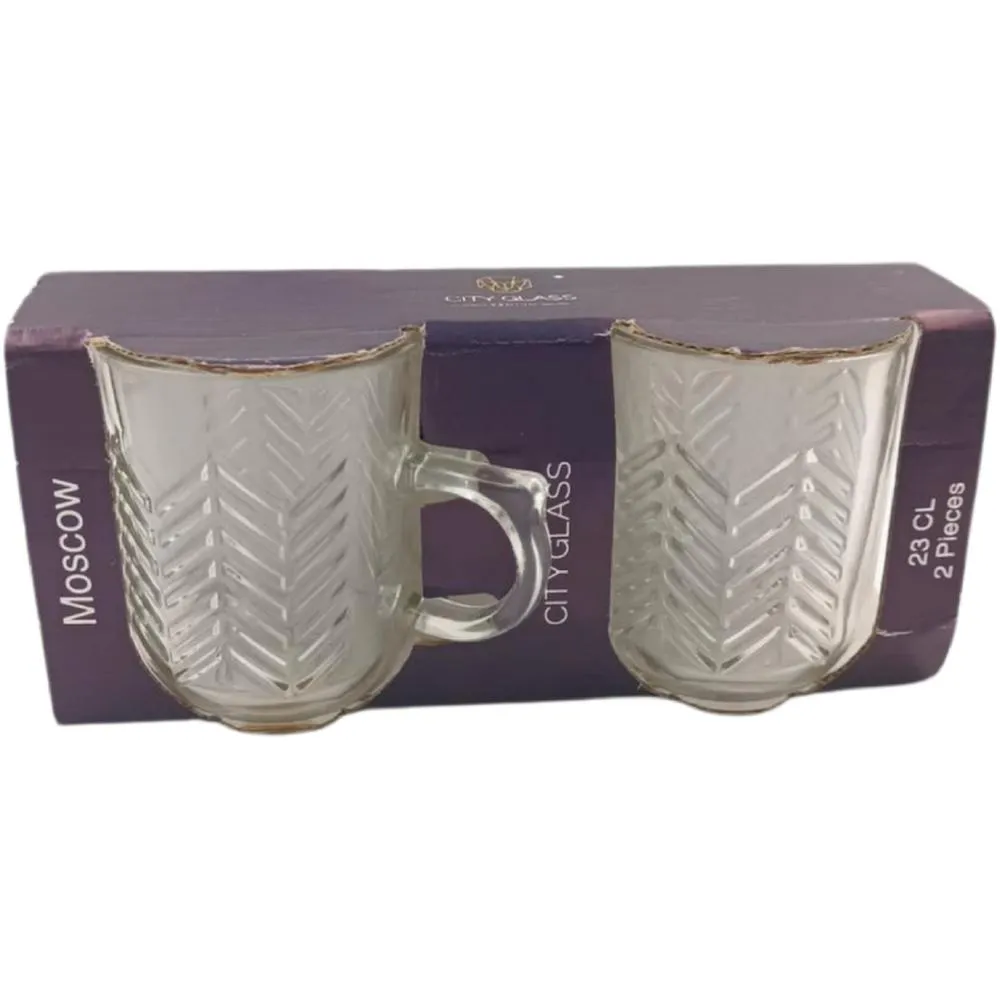Verre à Café Moscow Divers Modèles City Glass 23cl 2 pièces.
