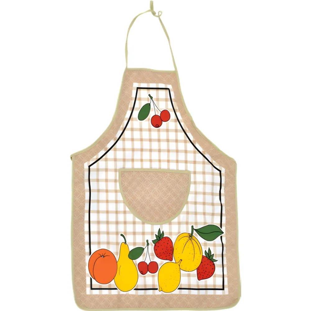Tablier de Cuisine 100 % Coton Imprimé 60×75 cm