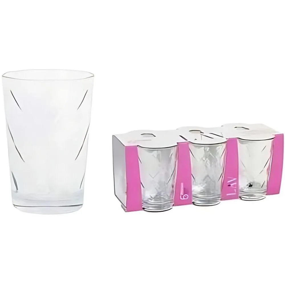 Set de Verres de 6 Piéces de 205 ml